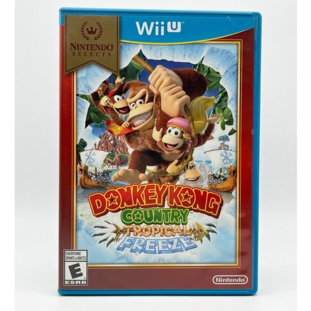 Donkey Kong Country Tropical Freeze Wii U 2014 Factory Sealed